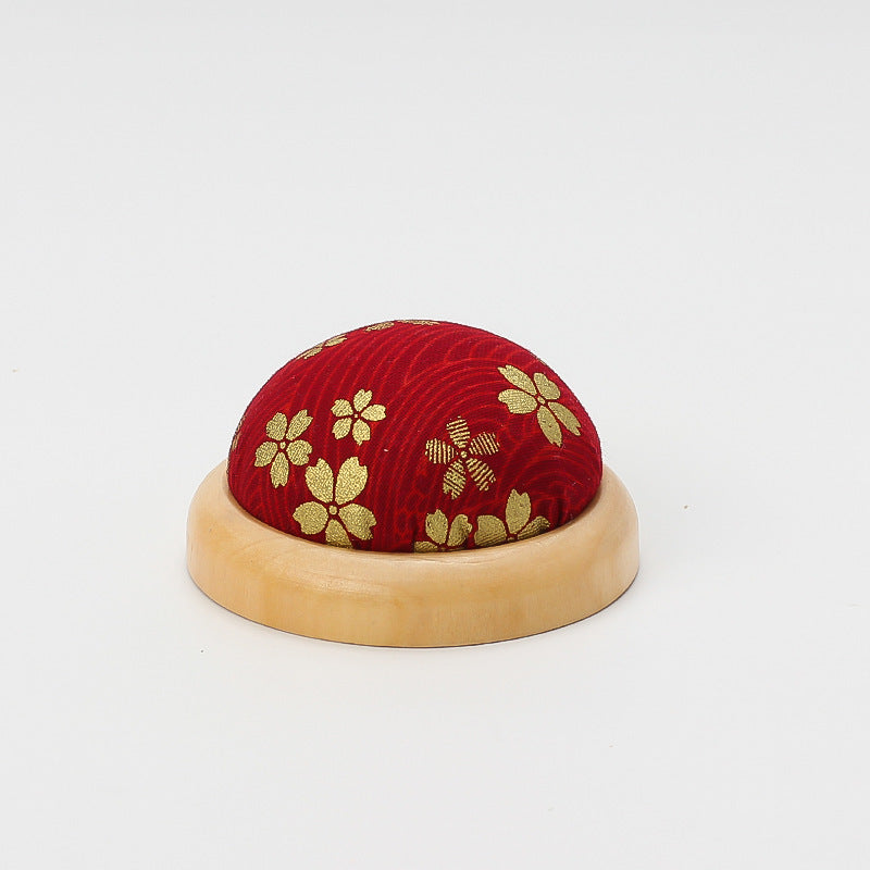 Fabric Sewing Tool Accessories Wooden Bottom Handmade Diy Needle Bag