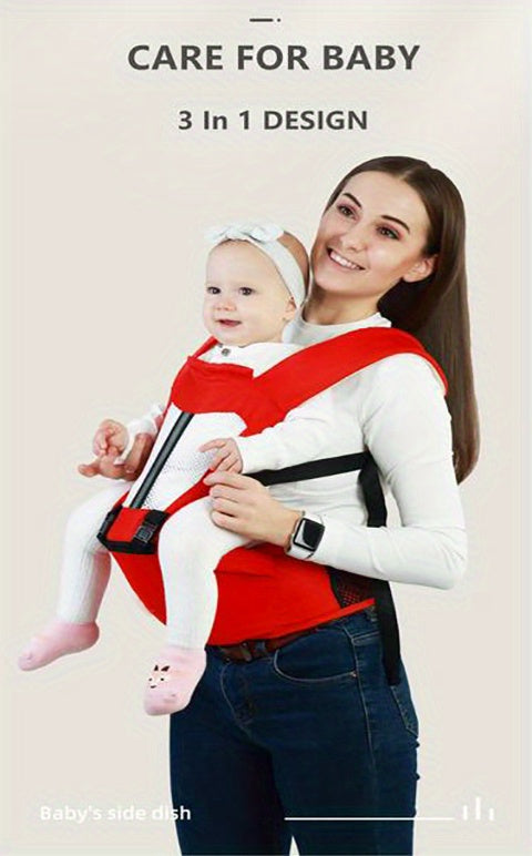 Ergonomic Hipseat Carrier - Portable Backpack for Babywearing, Perfect for Halloween, Thanksgiving, and Christmas Gifts