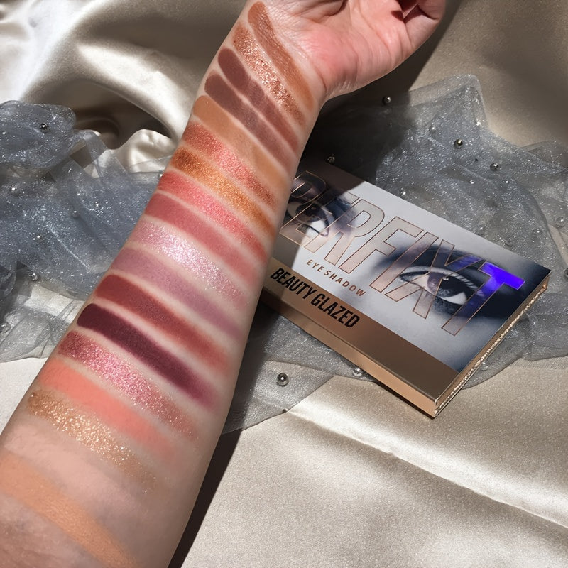 Ultra Pigmented Eyeshadow Palette Matte Shimmer Glitter Multi-Reflective Shades Makeup Eye Shadow Powder Waterproof Eye Shadow Palette For Music Festival