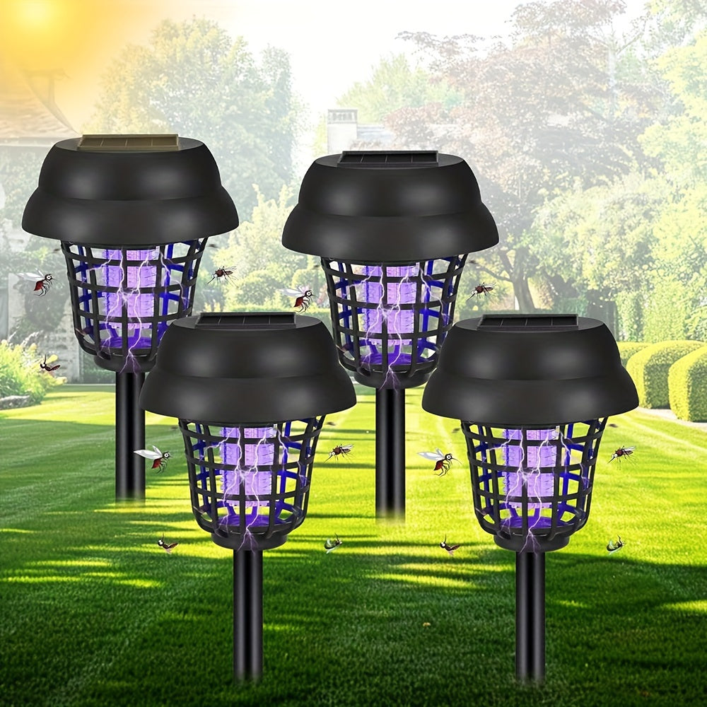 Solar Mosquito Killer Lights Outdoor UV Insect Repellent (4-Pack)-2