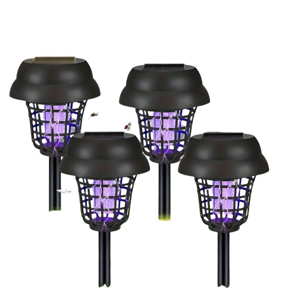 Solar Mosquito Killer Lights Outdoor UV Insect Repellent (4-Pack)-0
