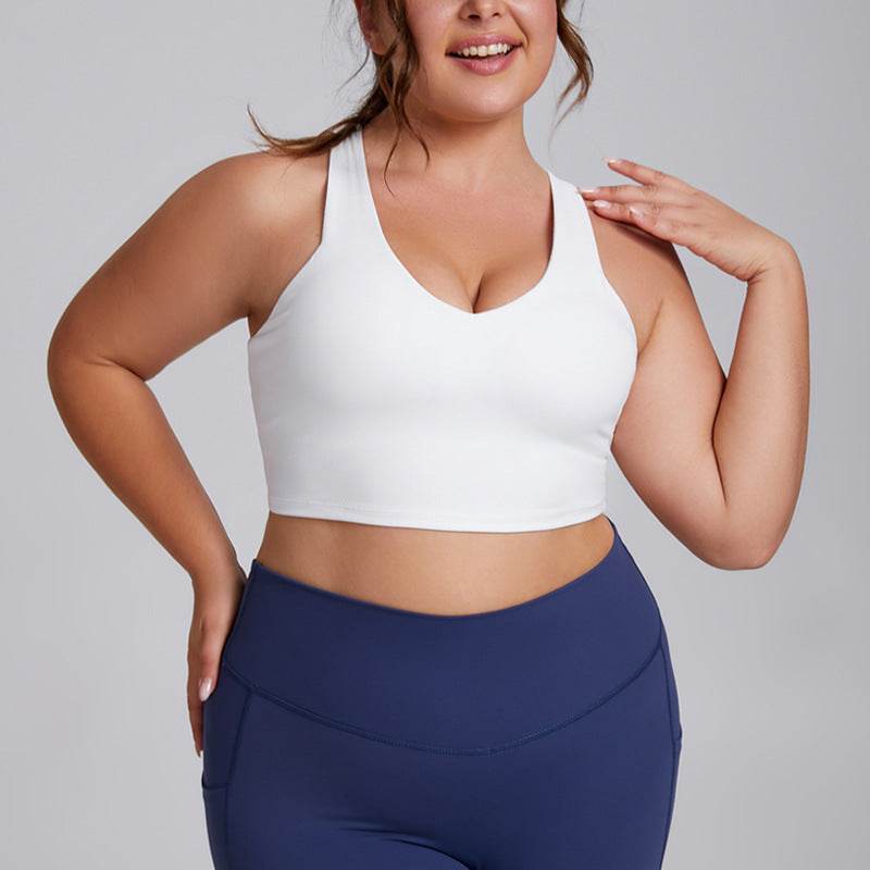 Plus Size Women Sports Workout Gym - Sleeveless Crop and Pant