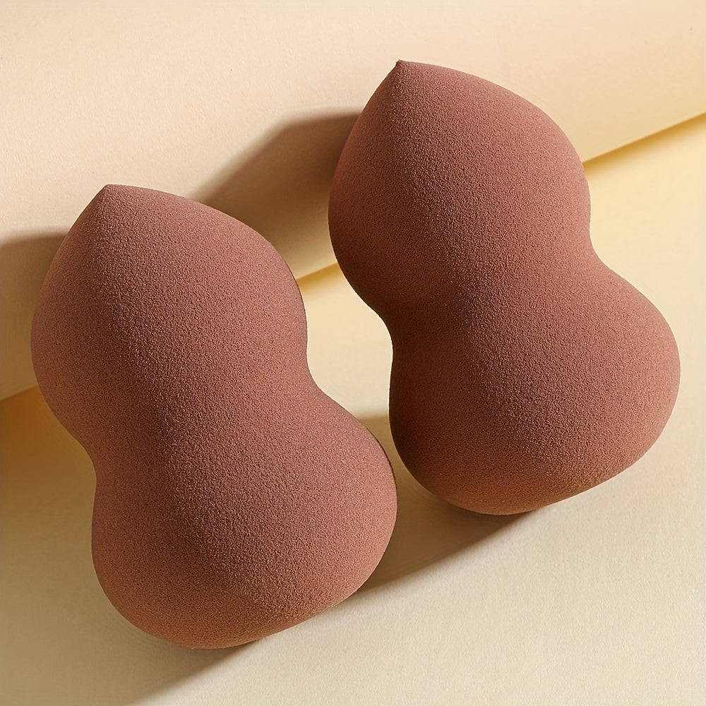 2 Pcs Makeup Sponges Makeup Puffs For Foundation Blender, Flawless For Creams, Powders And Liquids