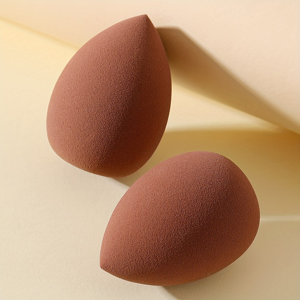 2 Pcs Makeup Sponges Makeup Puffs For Foundation Blender, Flawless For Creams, Powders And Liquids