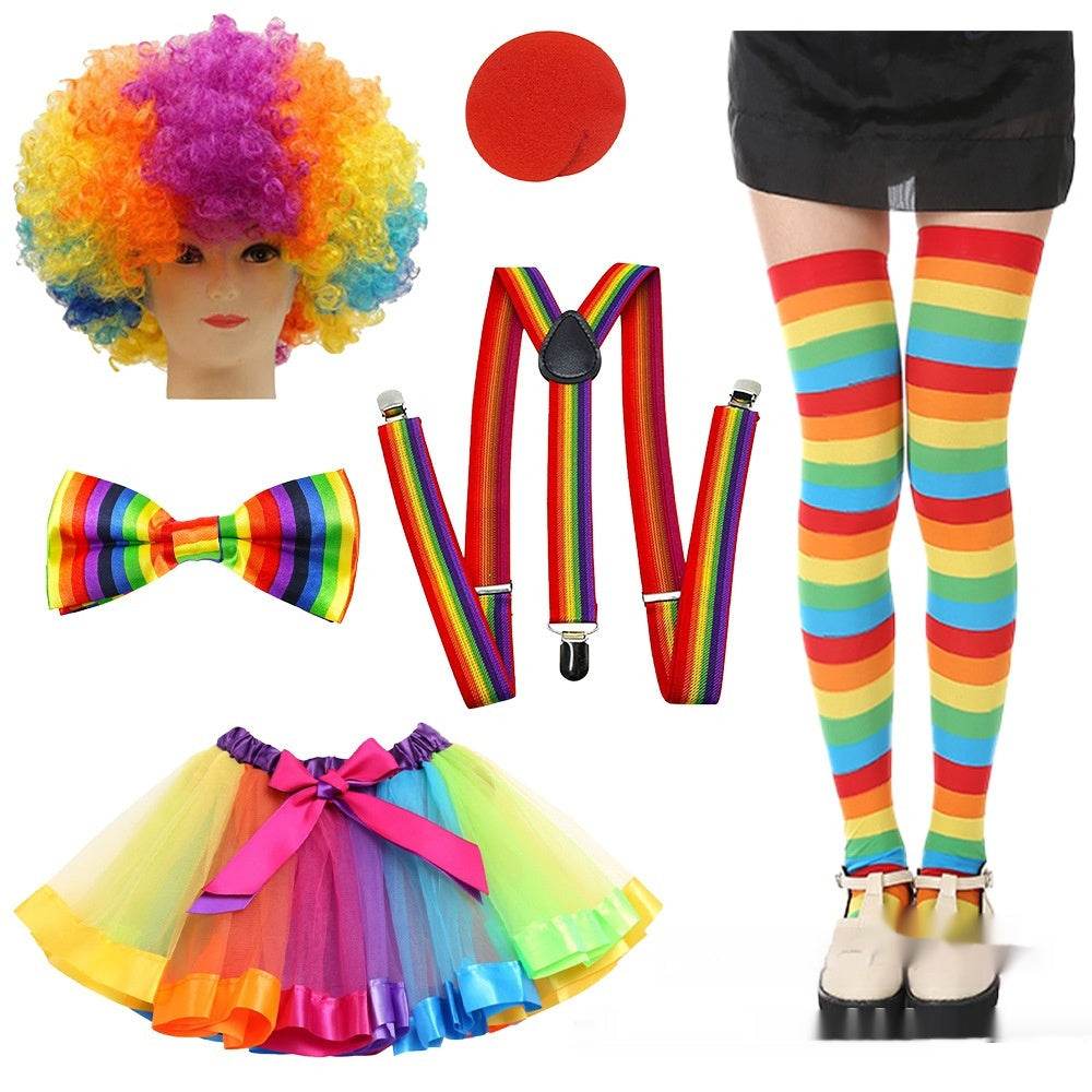Halloween Clown Wig Dress Up Costume