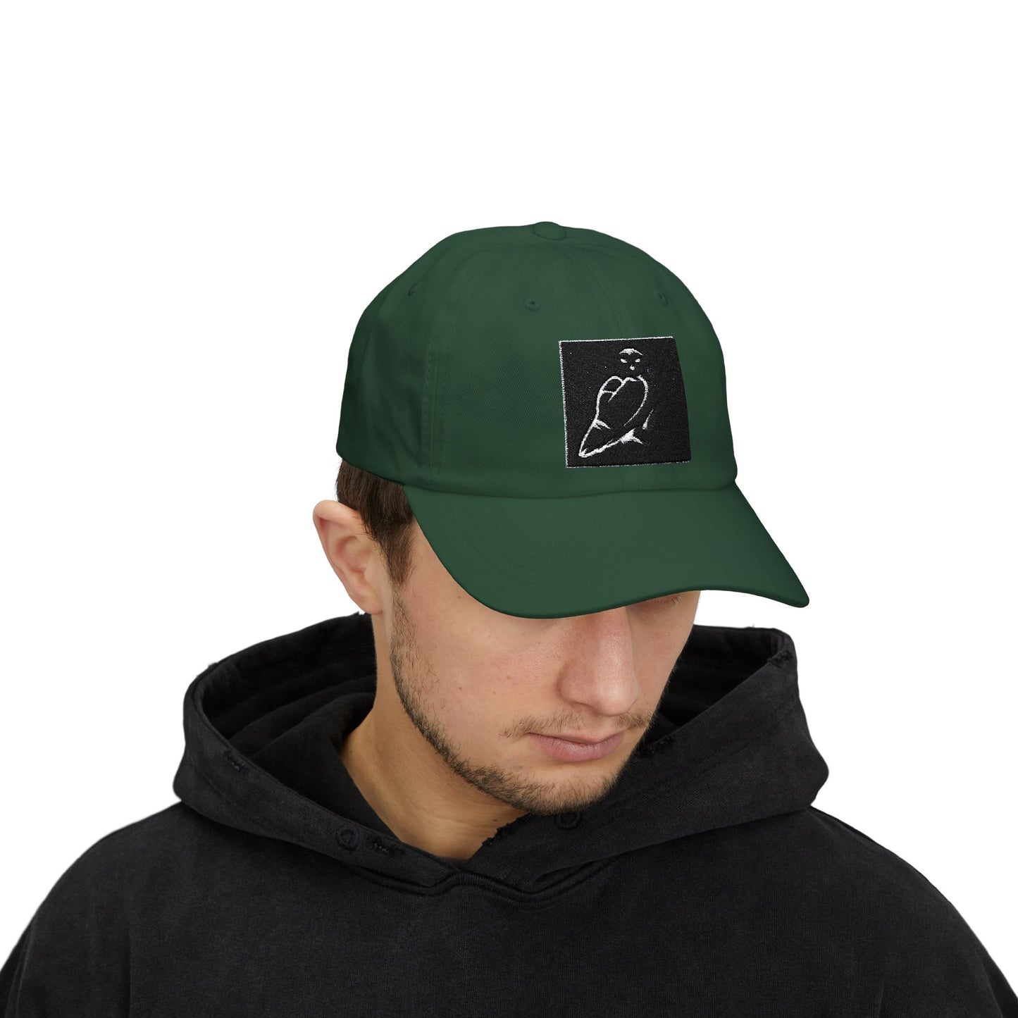 Classic Dad Cap with Vintage Bird Design, Casual Hat for Everyday Wear, Father's Day Gift, Unisex Adjustable Cap, Stylish Sun Protection
