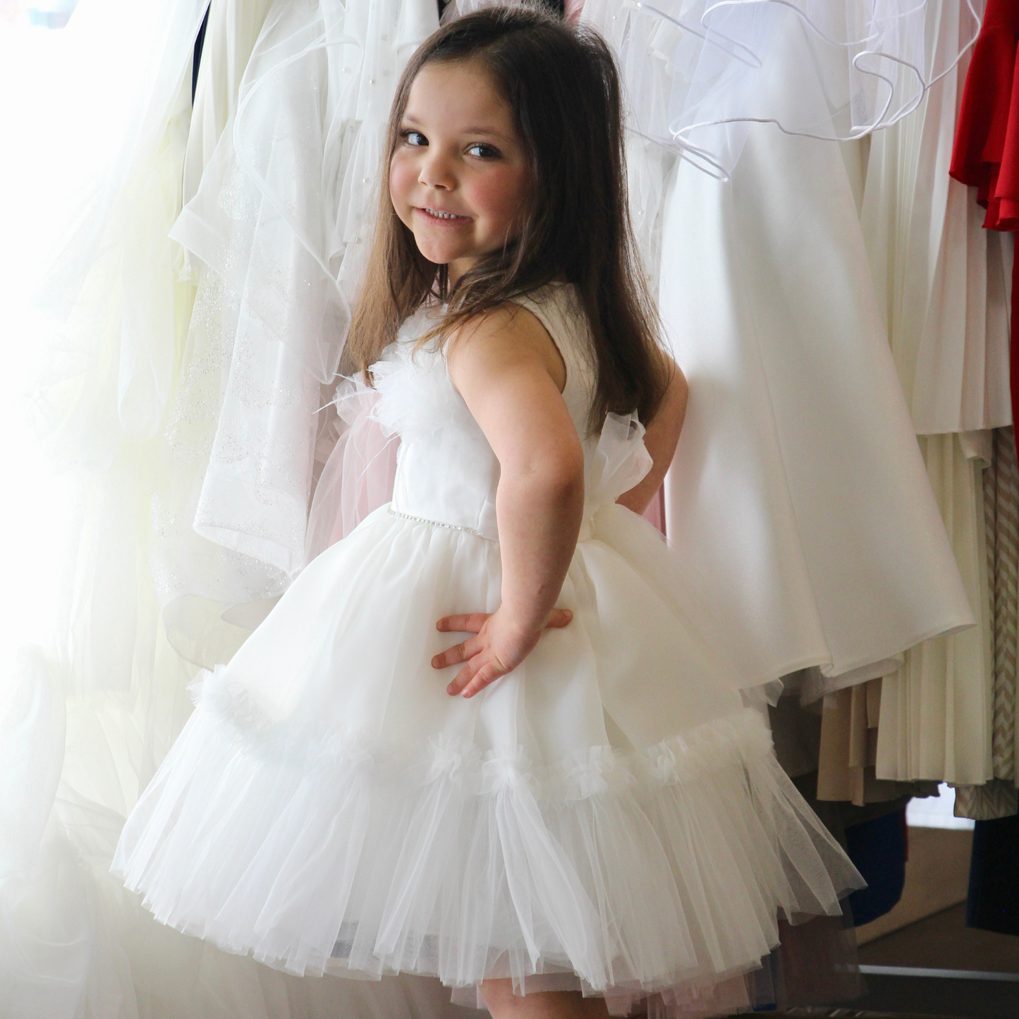 Petite Petal Girls Formal Dress-4