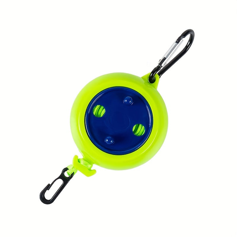 Portable Clothes Drying Line for Camping and Travel - Lightweight and Compact with 12 Clothespins Included