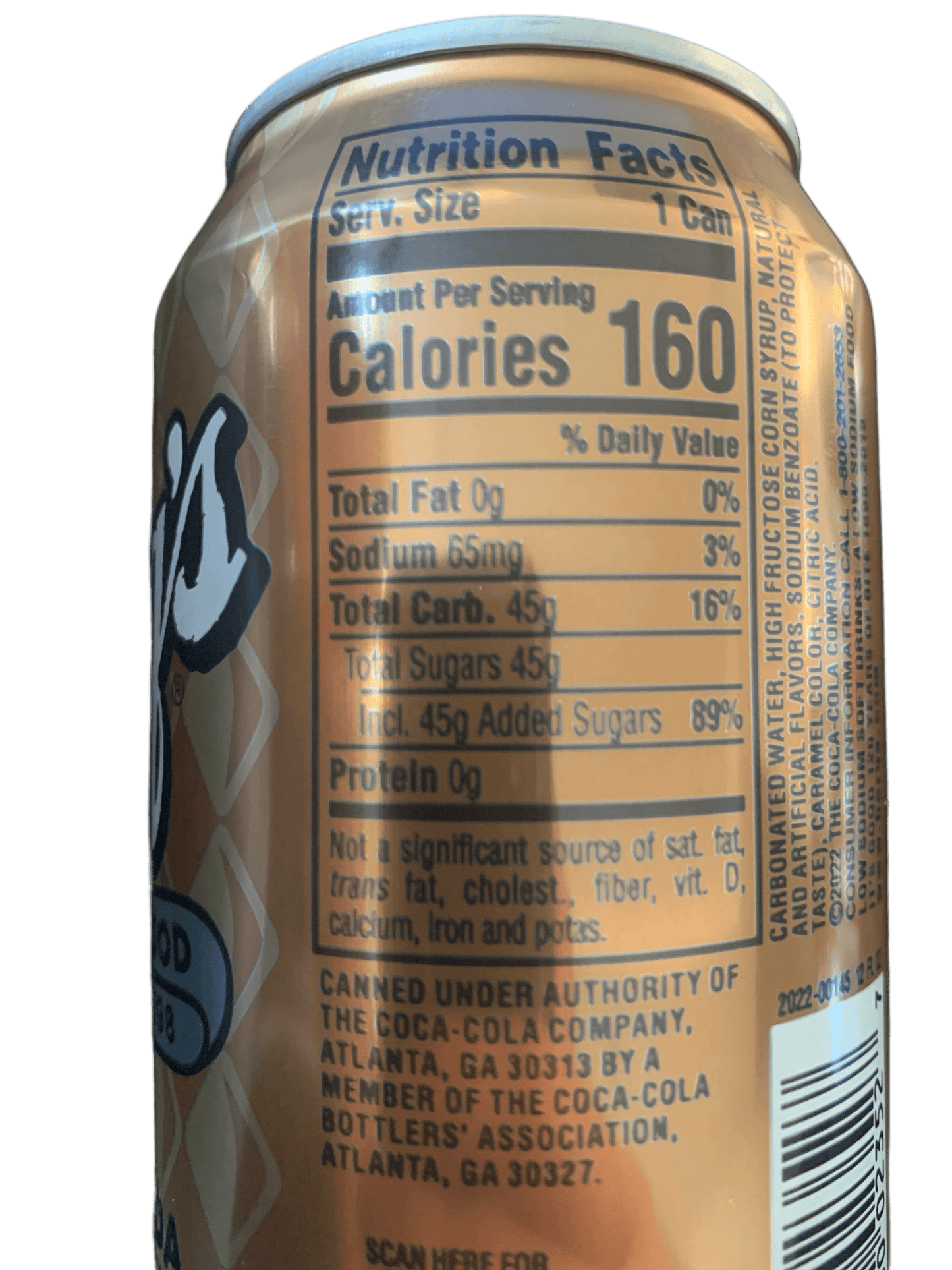 Barq's Creme Soda French Vanilla 355ML - U.S Edition
