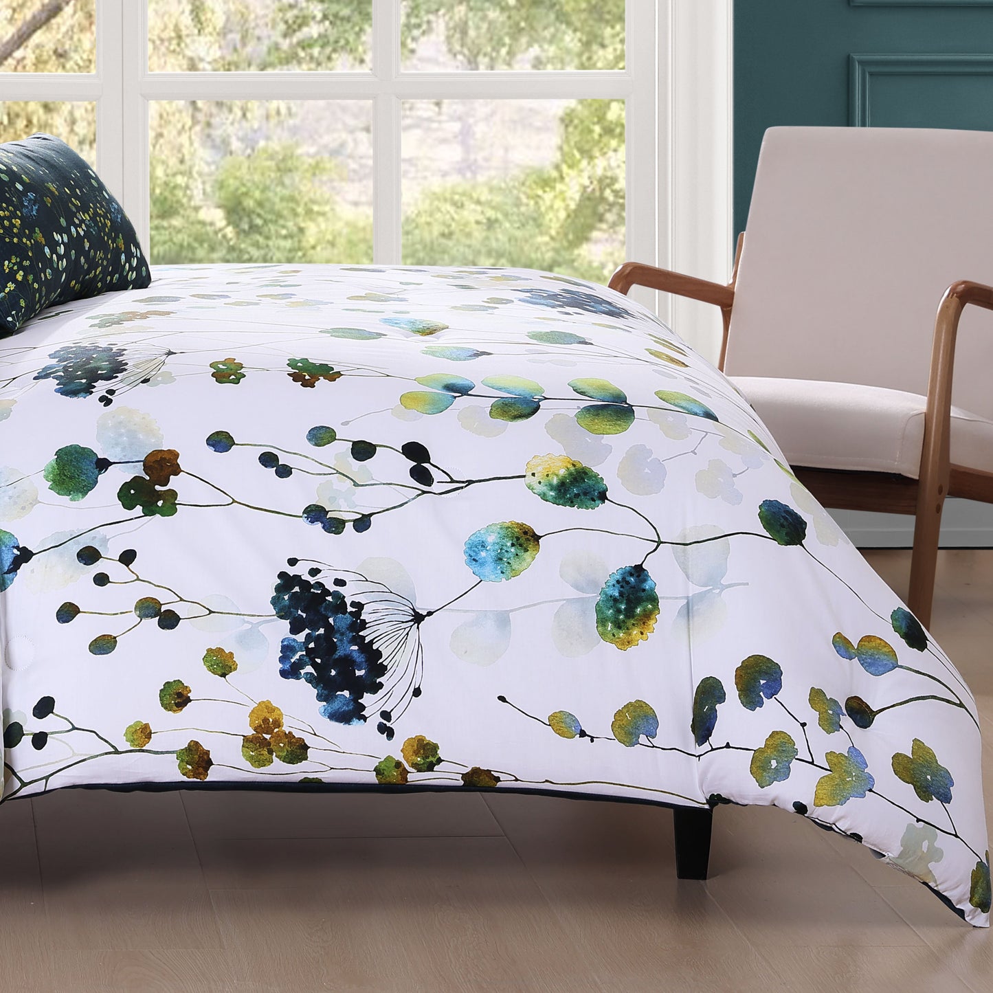 Bebejan Abstract Vines 5 Piece Reversible Comforter Set-3