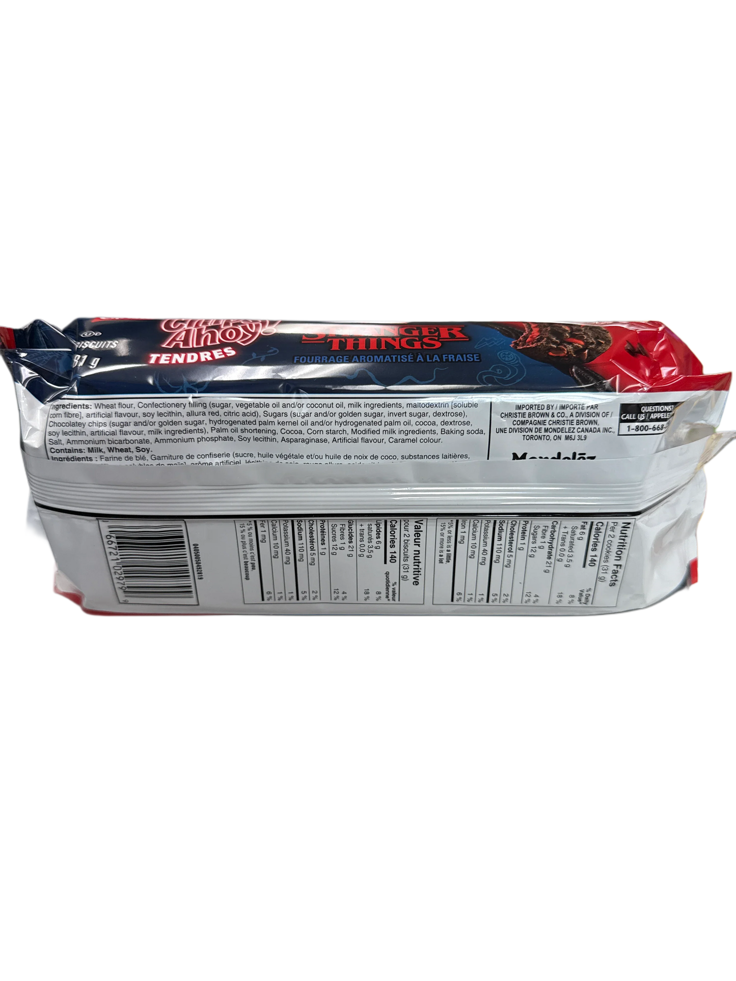 Chips Ahoy Chewy Limited Edition Stranger Things Halloween Cookies 281G - Canadian Edition