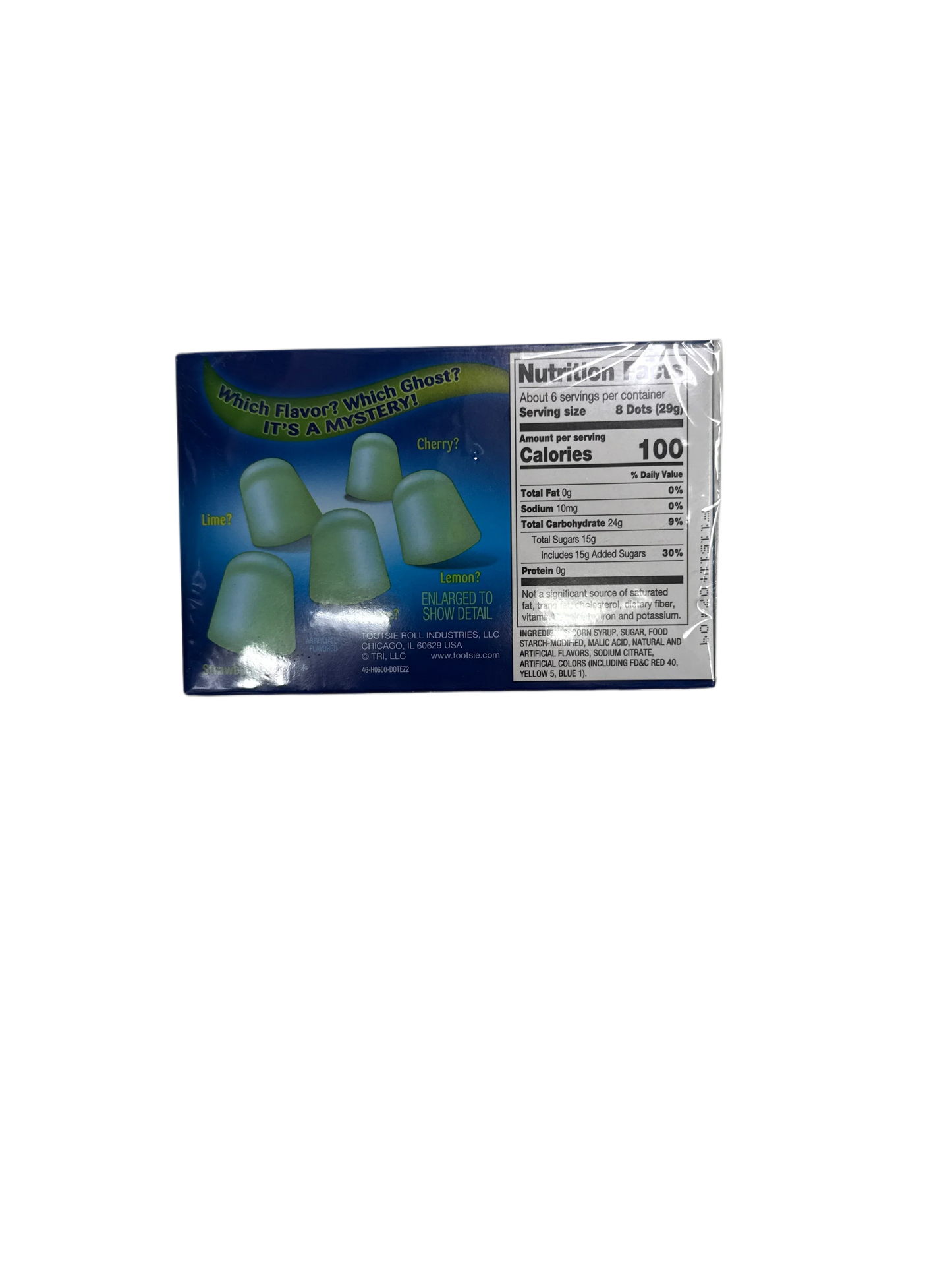 Tootsies Halloween Dots Ghost Mystery Flavours 170G -U.S Edition