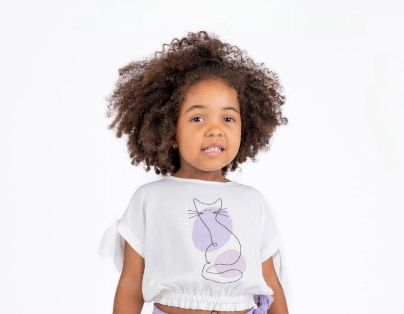 Cute Minou Girls Casual Set-4