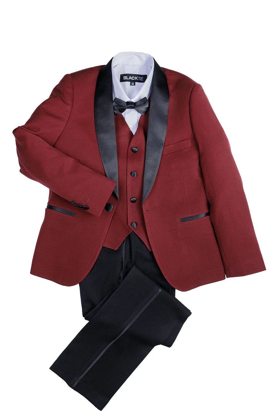 "London" Kids Tuxedo (5-Piece Set)-6