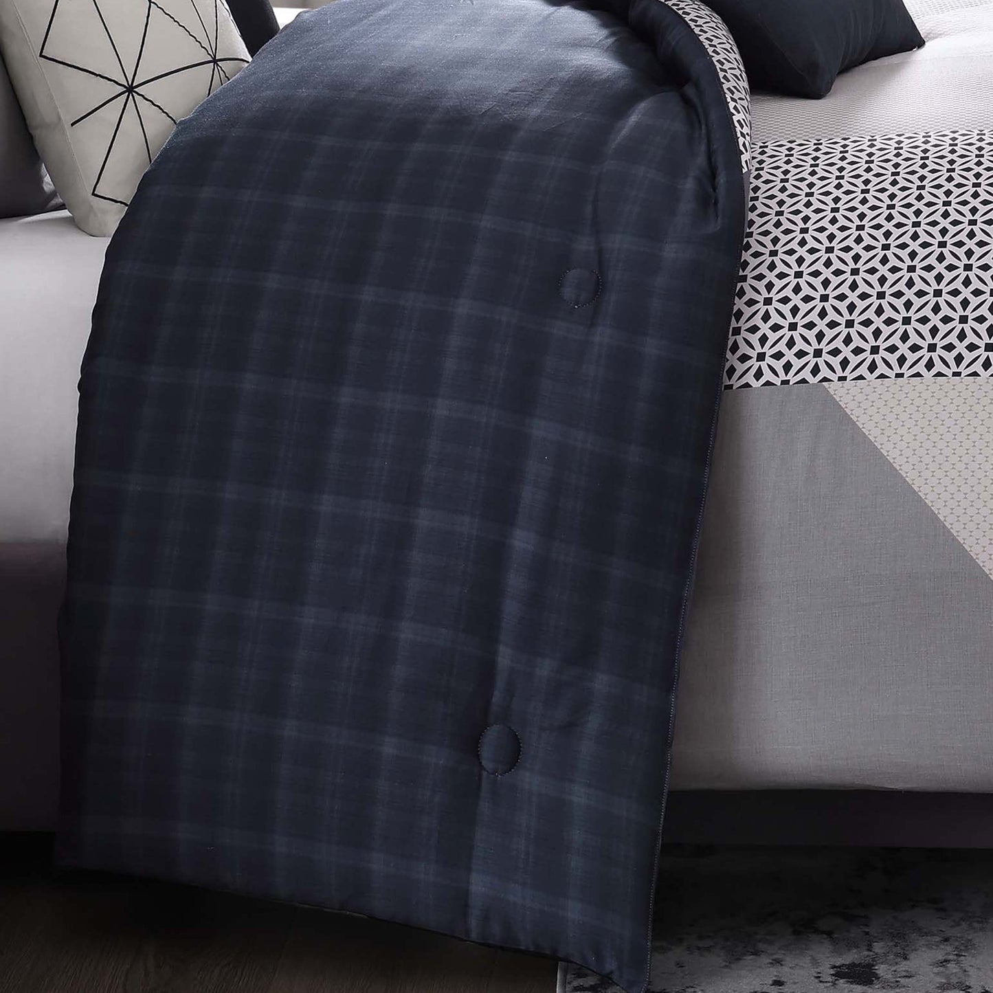 Bebejan Geo Fusion 5 Piece Reversible Comforter Set-3
