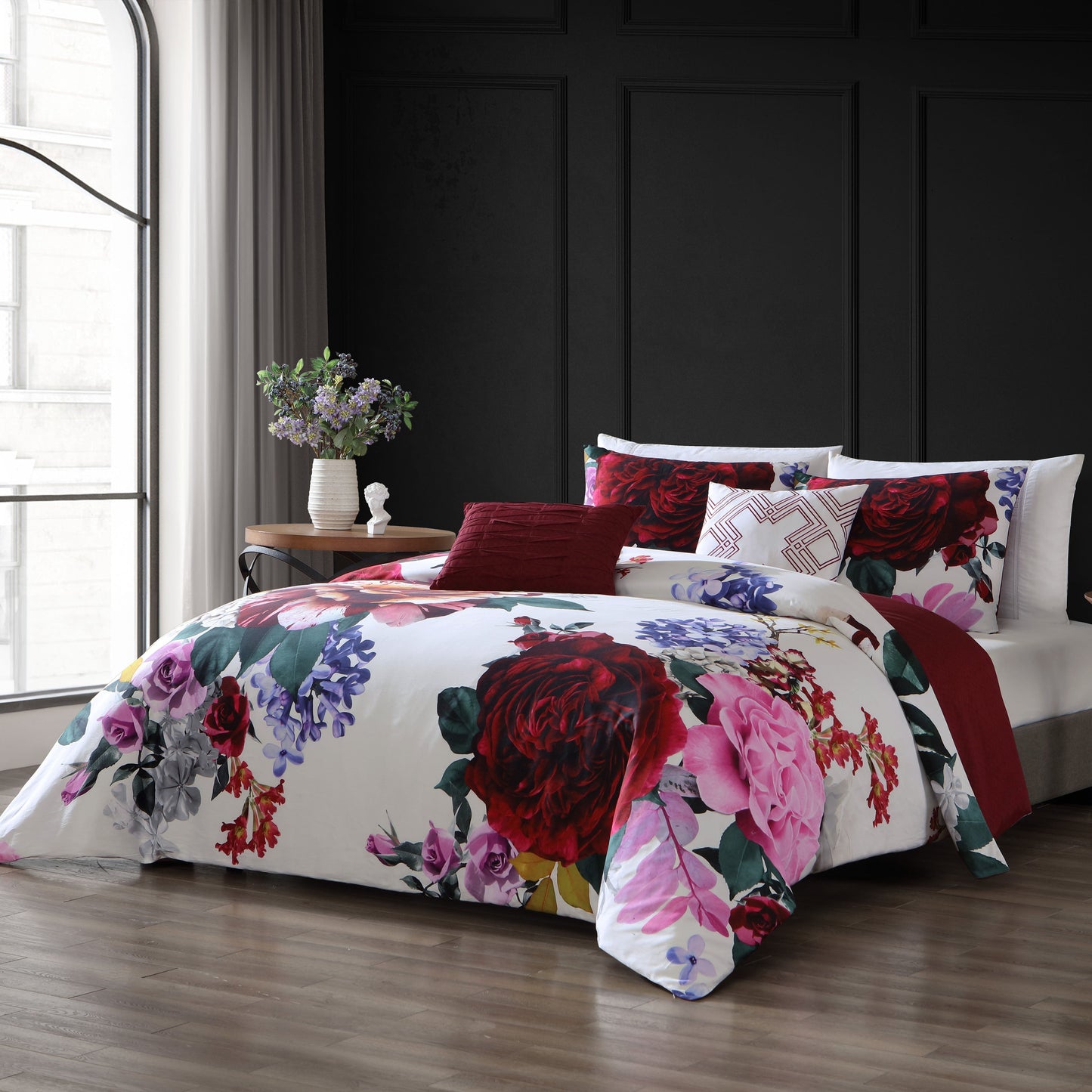 Bebejan Scarlet 5 Piece Reversible Comforter Set-1