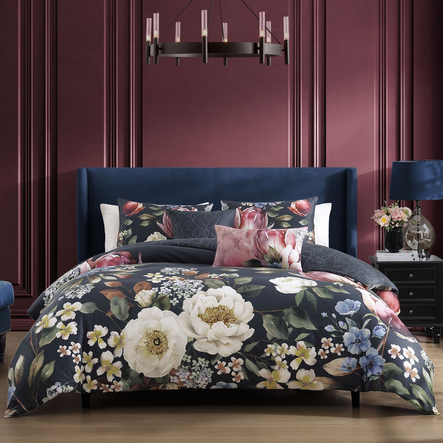 Bebejan Renaissance 5 Piece Reversible Comforter Set-0