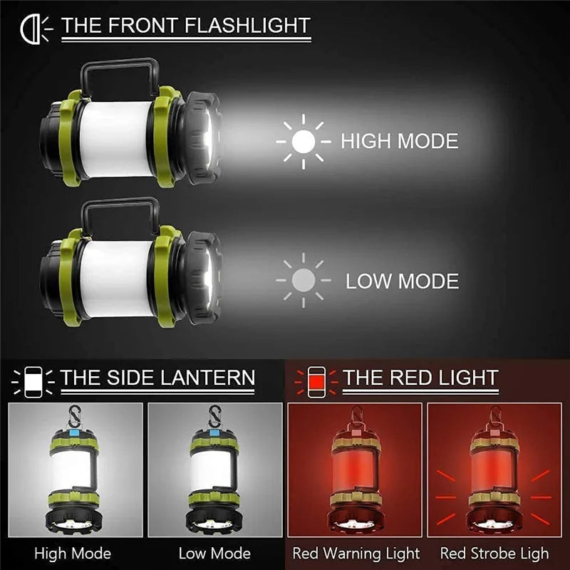 Rechargeable Camping Lantern & Power Bank Flashlight-1