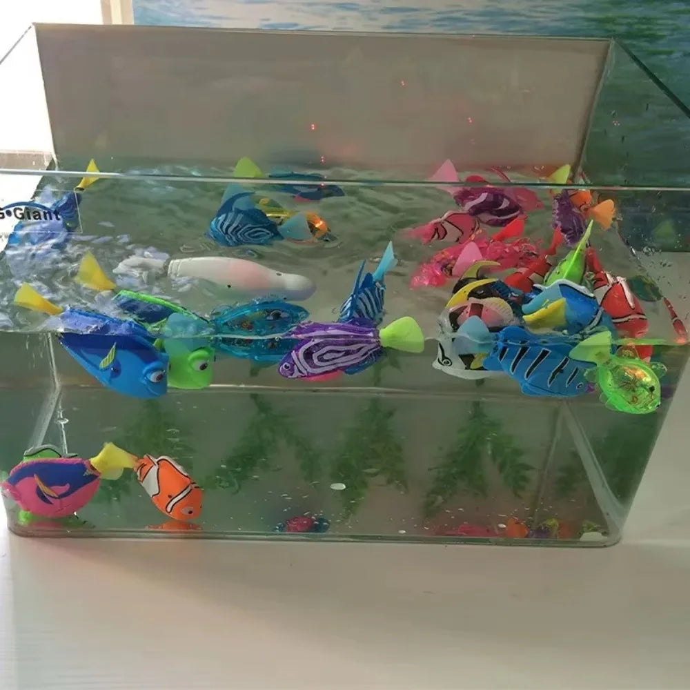 Cat Toy LED Interactive Robot Fish for Kittens-3