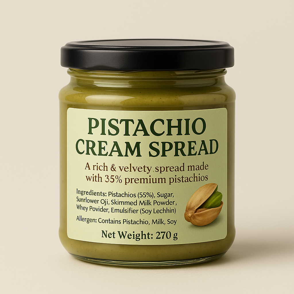 Pistachio Cream Spread 280g (Antep Pistachio)