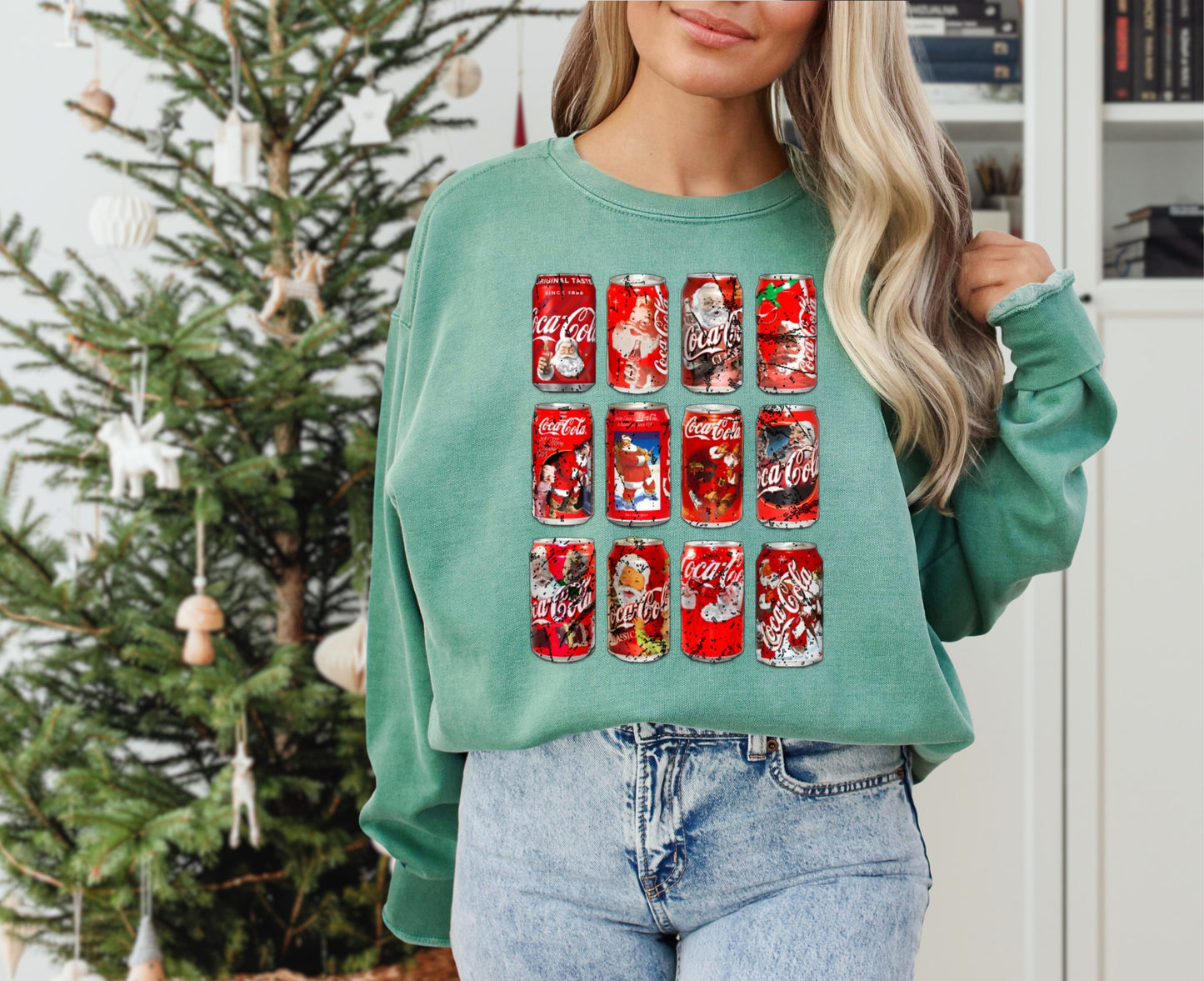Vintage Coca Cola Christmas Cans-2