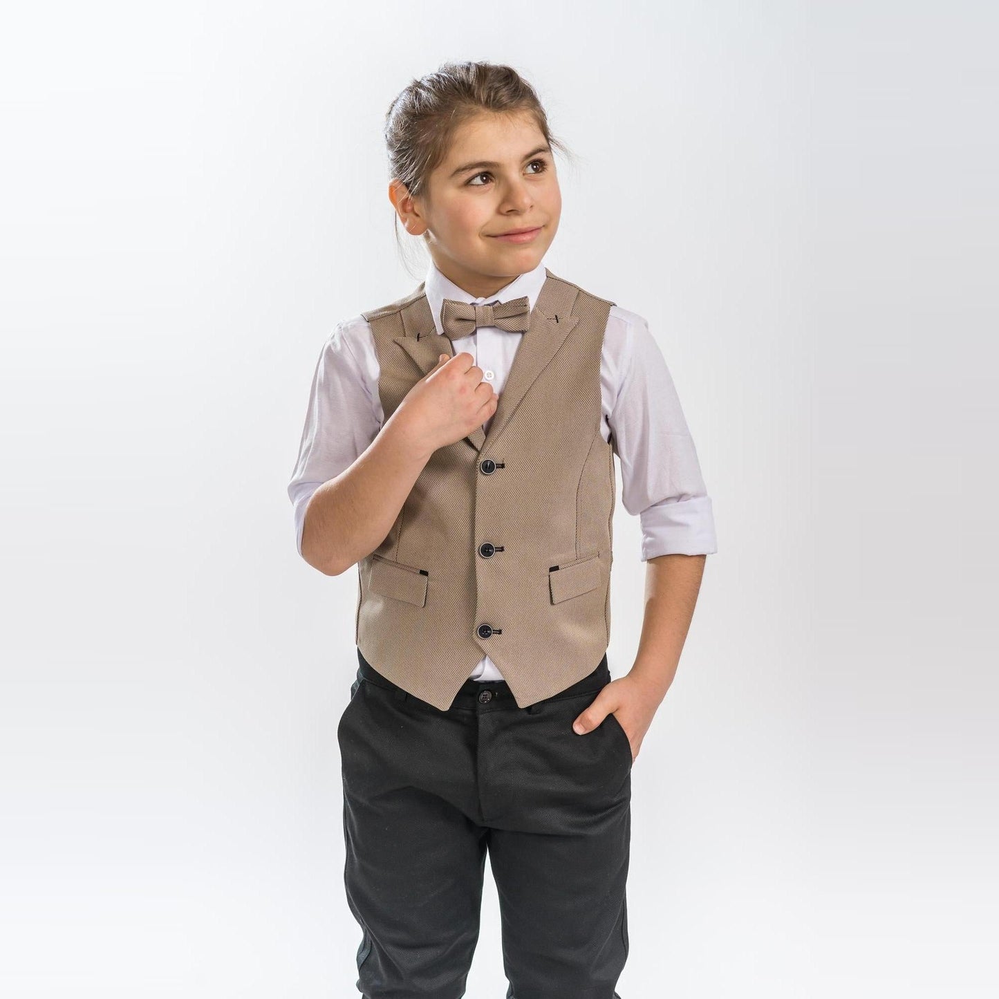 Preppy Moe Formal Boys Suit-0