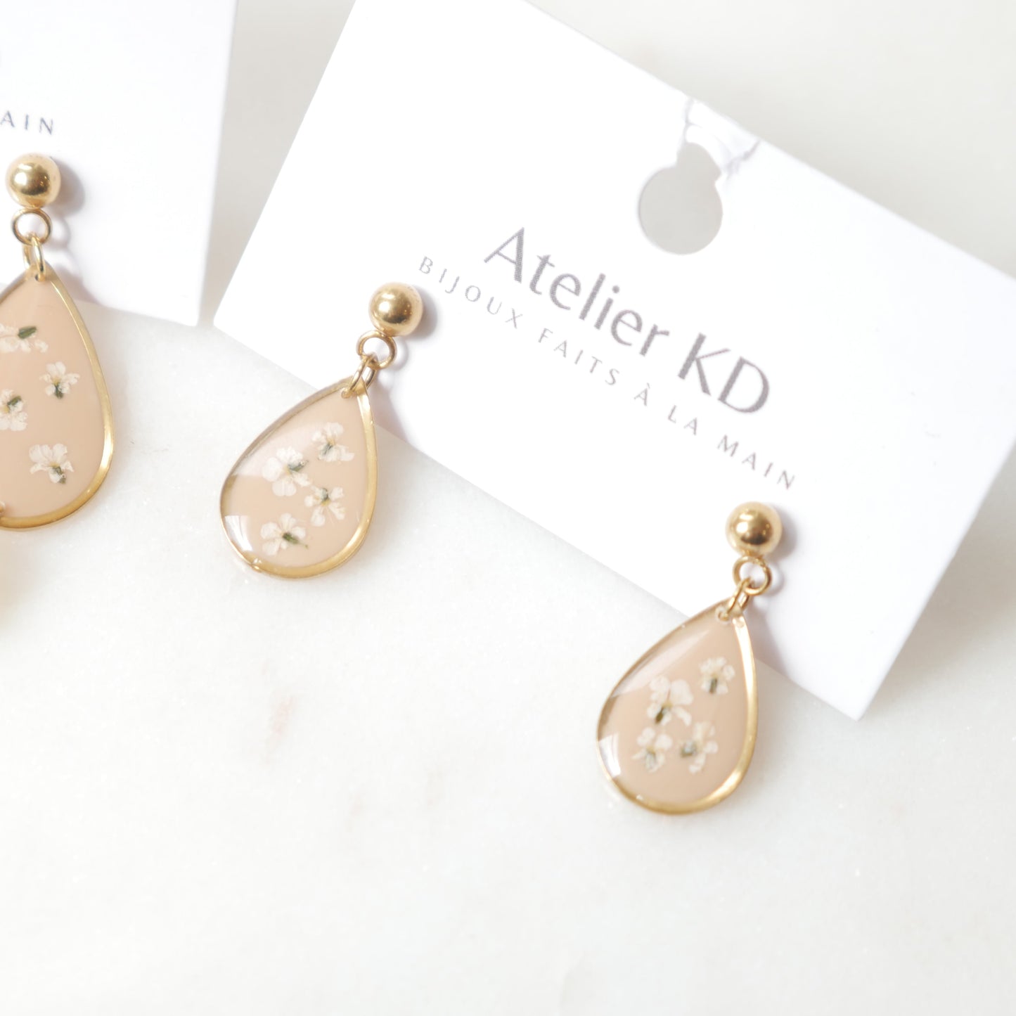 Boucles d'oreilles - goute 12mm - Edition spéciale automne 2025