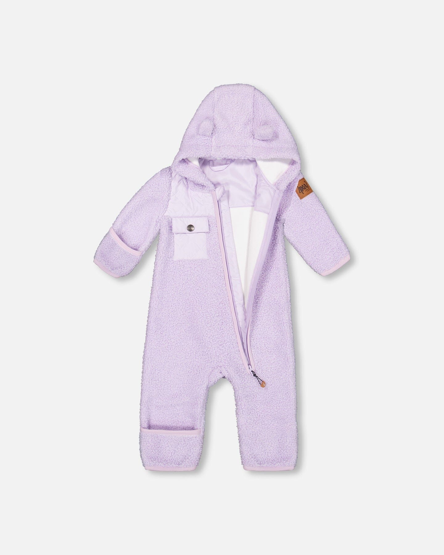 Baby Sherpa One Piece Lavender-1