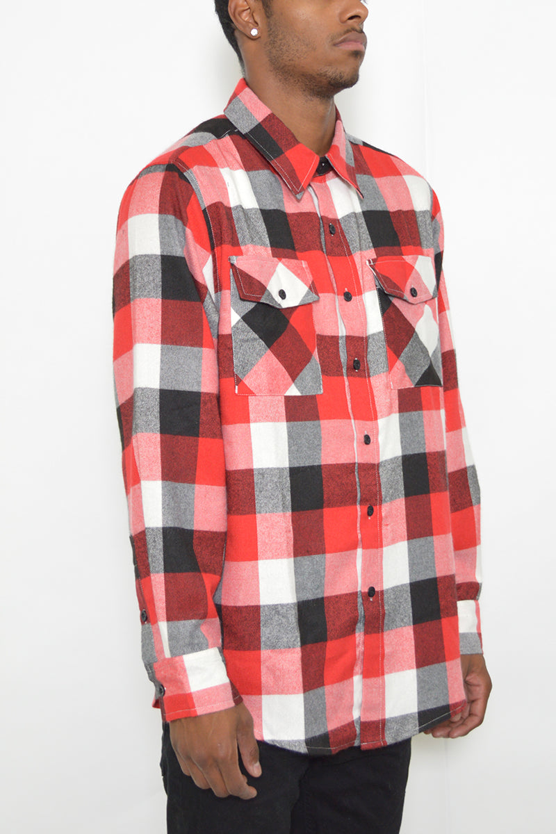 Brushed Flannel Shirt-6