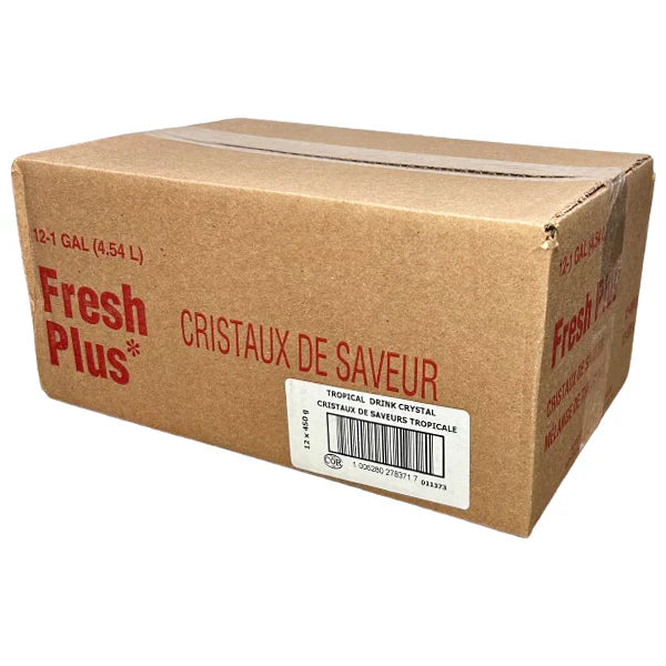 Fresh Plus Tropical Drink Crystals - Drink and Slush Mix - Lynch - Case ( 12 x 450 grams)-1