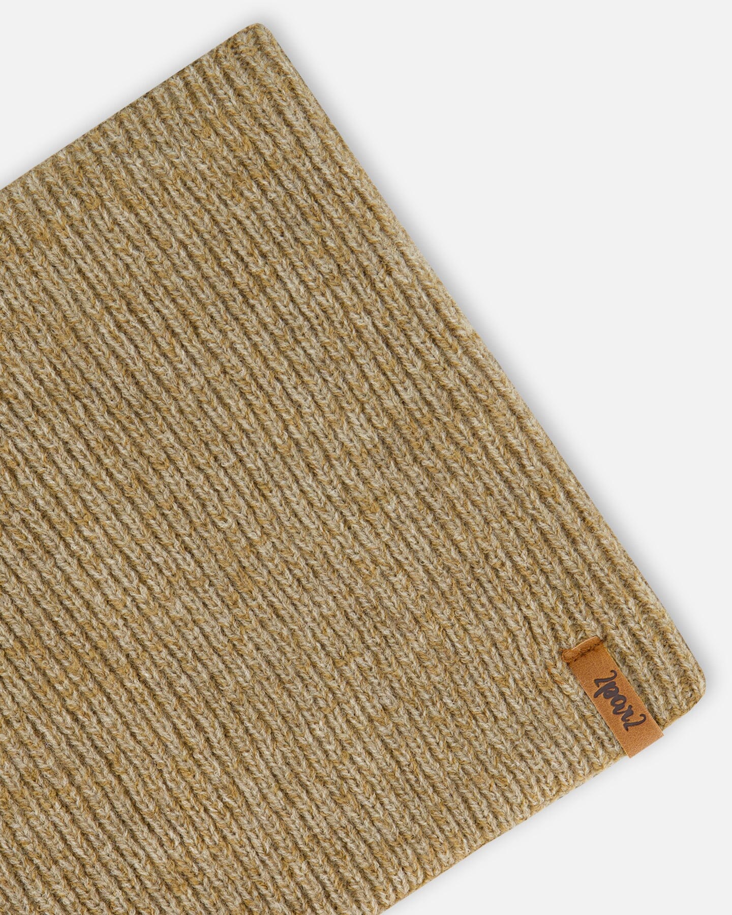 Mid-Season Knit Neckwarmer Taupe-3