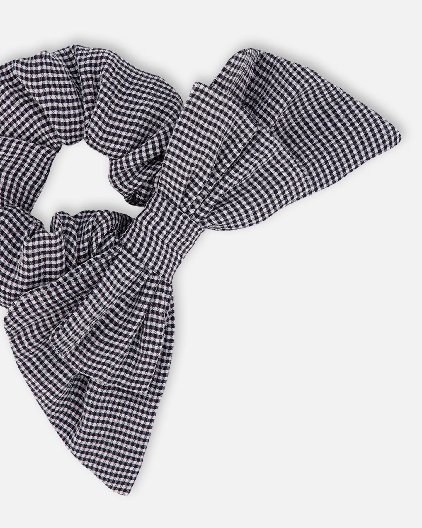 Hair Elastic With Bow Sparkling Black-2