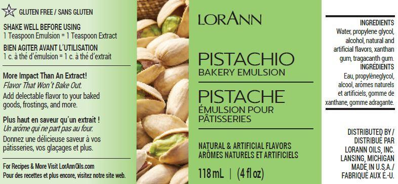 Pistachio Bakery Emulsion - 4 oz. - 16 oz., 1 Gallon, 5 Gallons - Bakery Emulsions Canada-3