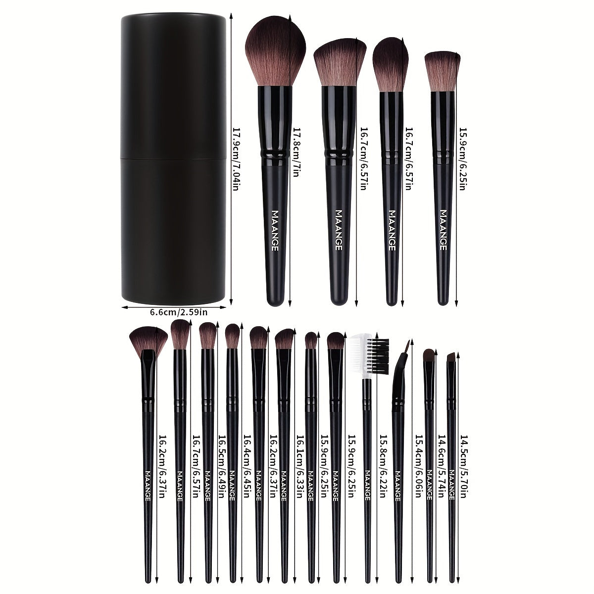 Glamour Touch Makeup Brush Collection-3