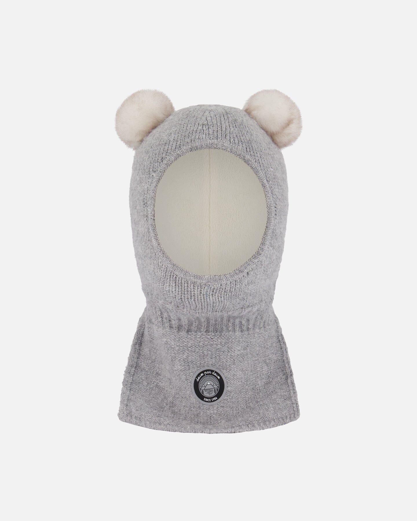 Knit Balaclava Heather Gray-0