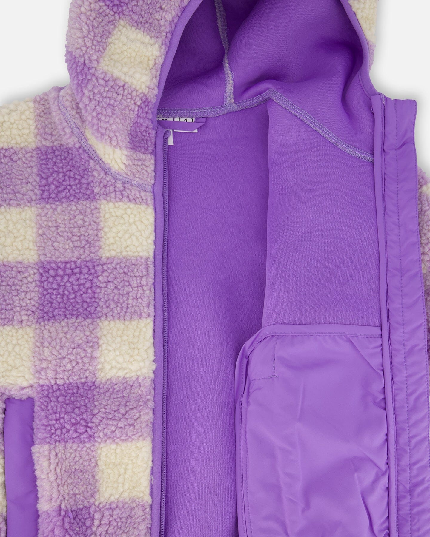 Mid-Season Sherpa Jacket Lavender-2