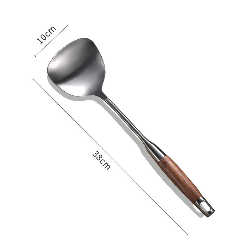 Kitchen Cooking Utensils, Turner/ Soup Ladle/ Slotted Turner/ Slotted Spoon/ Pasta Server, 304 Staniless Steel