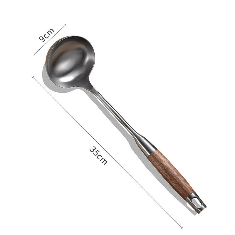 Kitchen Cooking Utensils, Turner/ Soup Ladle/ Slotted Turner/ Slotted Spoon/ Pasta Server, 304 Staniless Steel
