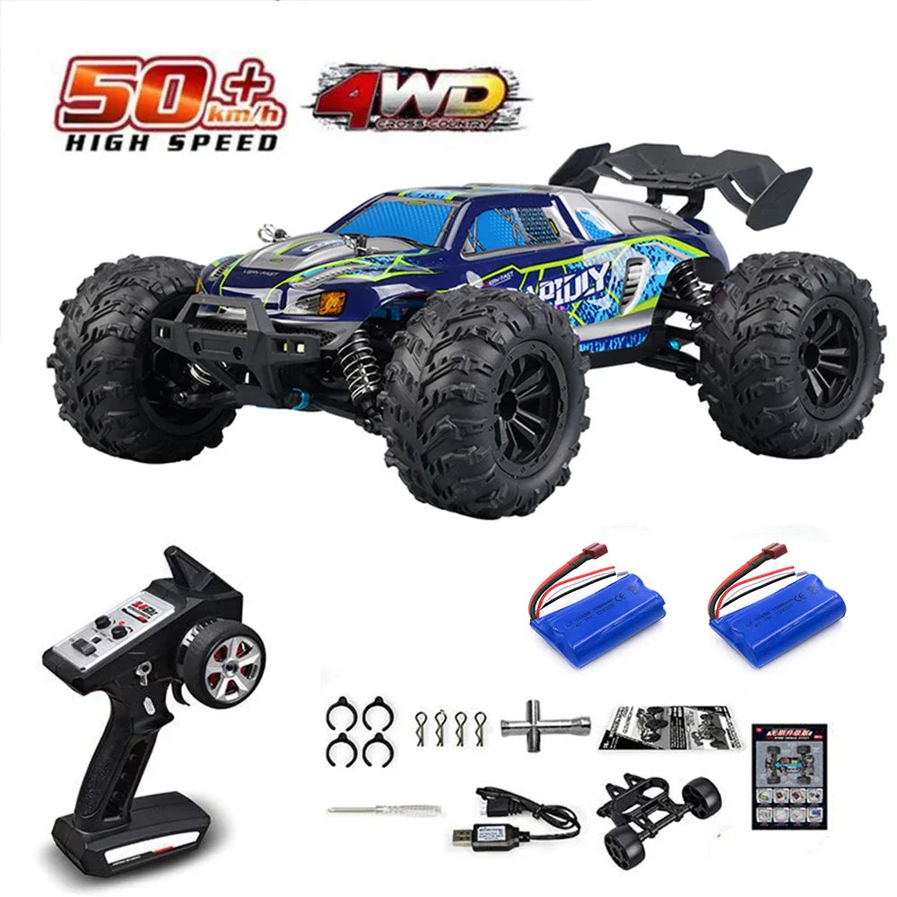 High-Speed 1:16 4WD RC Drift Monster Truck with LED for Kids-17