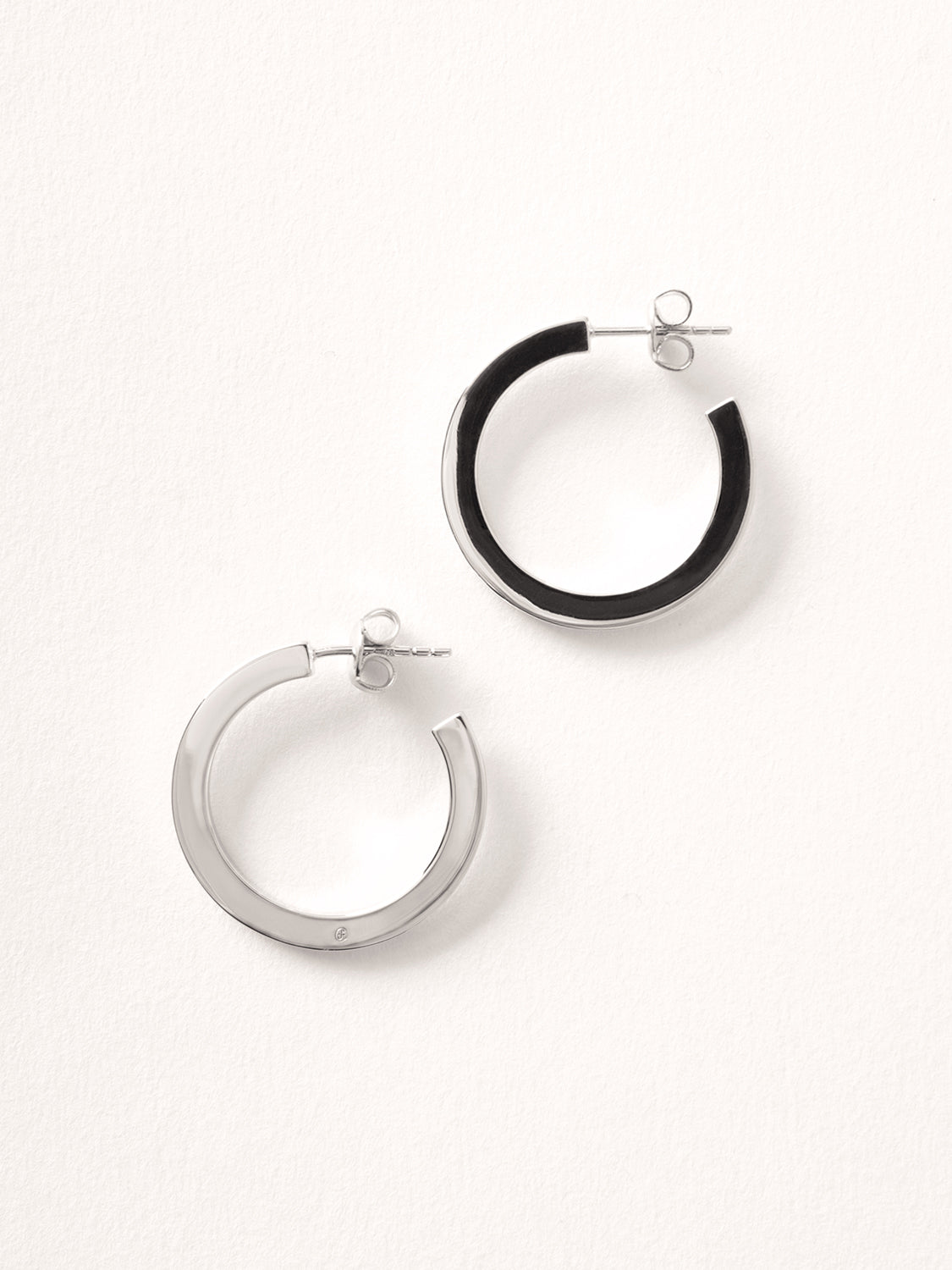 Flat Hoop Earrings-1