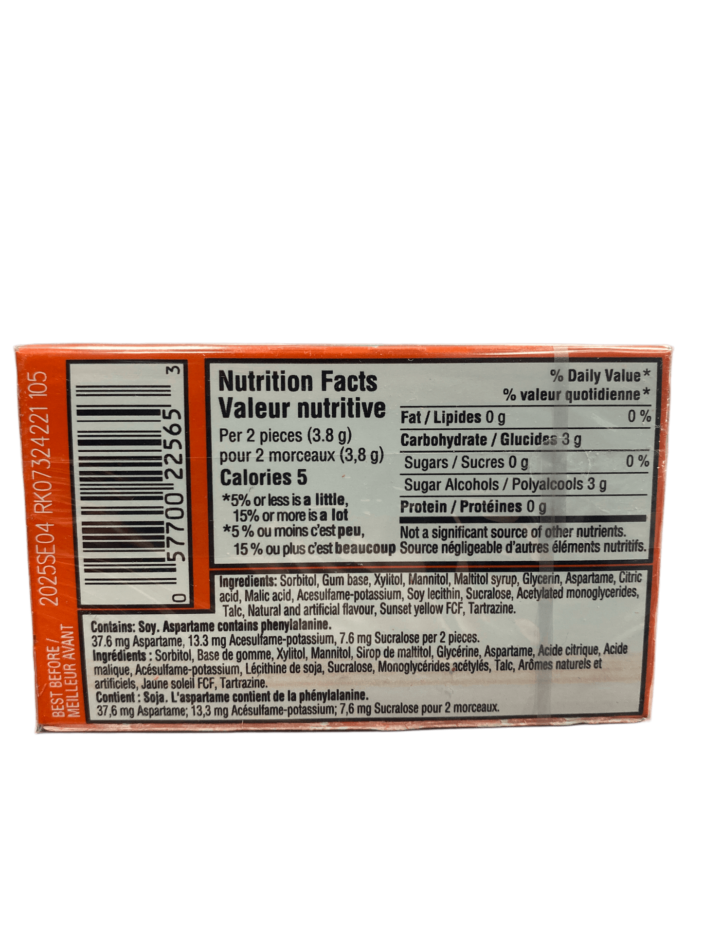 Trident Tropical Twist 14 Pieces - Canadian Edition