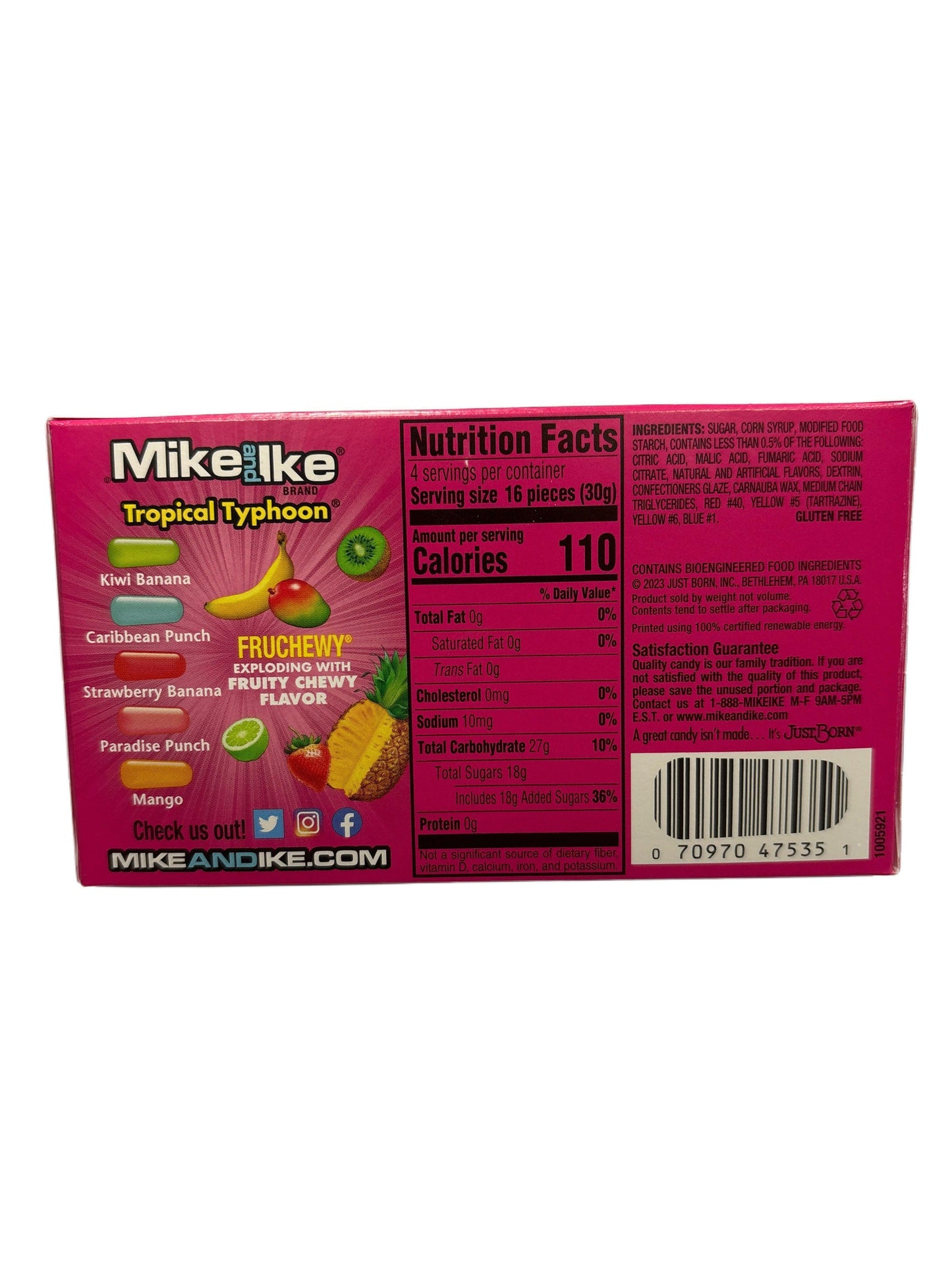 Mike and Ike Tropical Typhoon 4.25OZ - U.S Edition