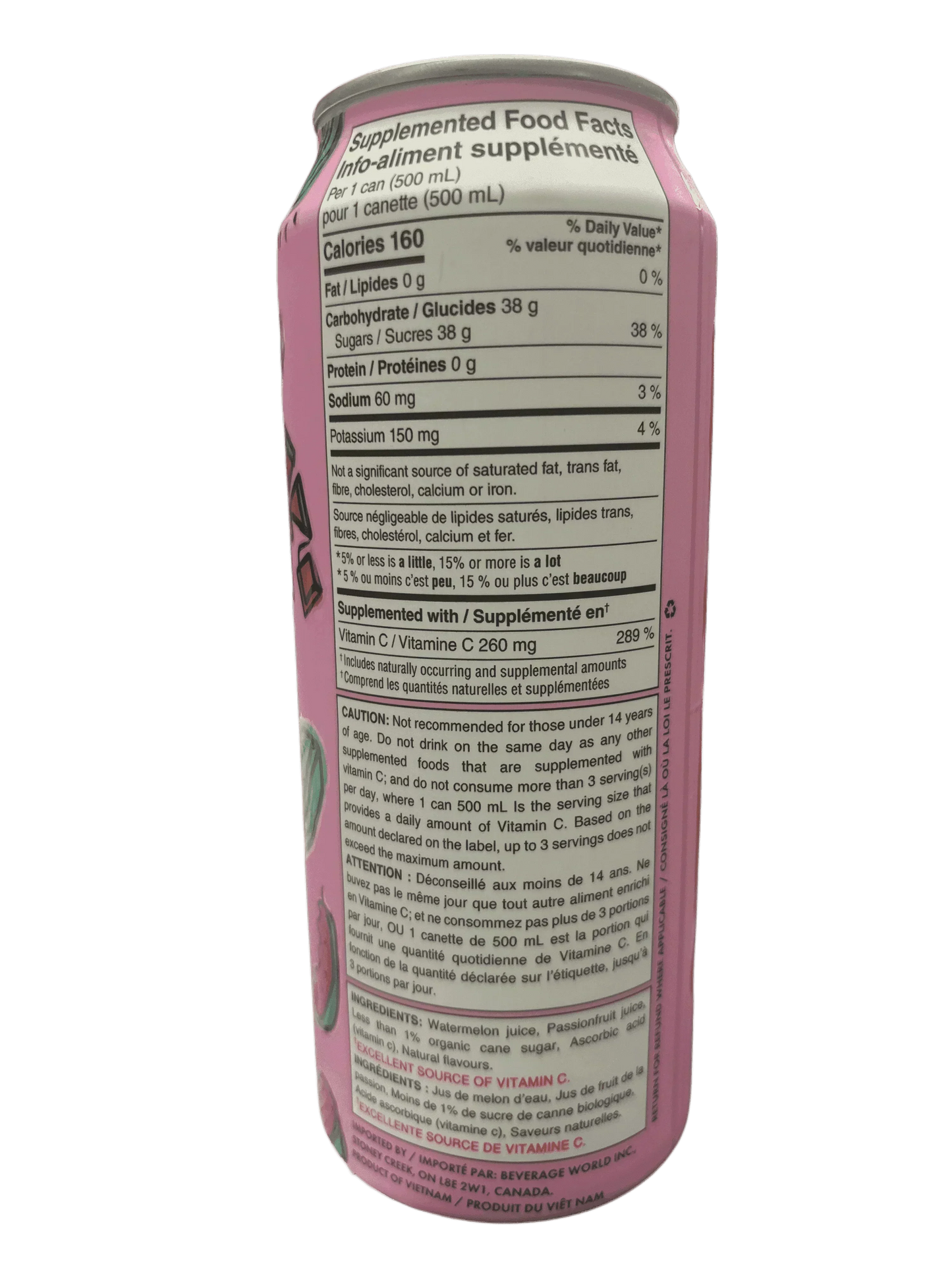 MELA Watermelon Water & Passionfruit Drink 500ML