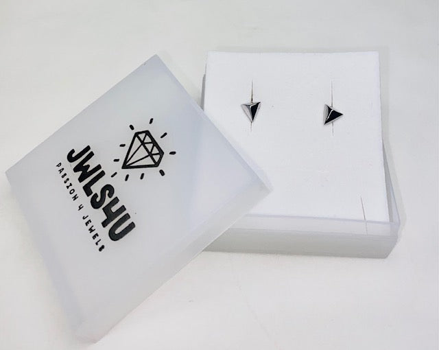 Oorbellen Piramide 3D Goudkleur JE001G-3