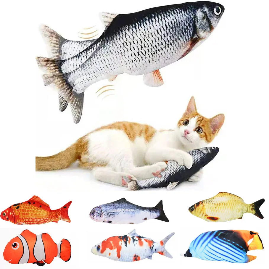 Interactive Rechargeable Electric Fish Toy-0