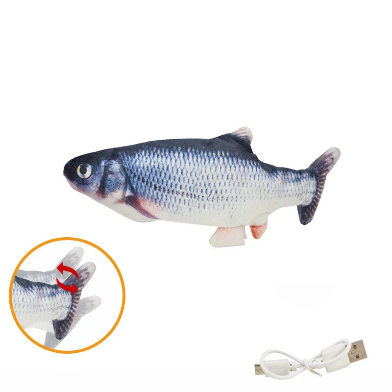 Interactive Rechargeable Electric Fish Toy-5