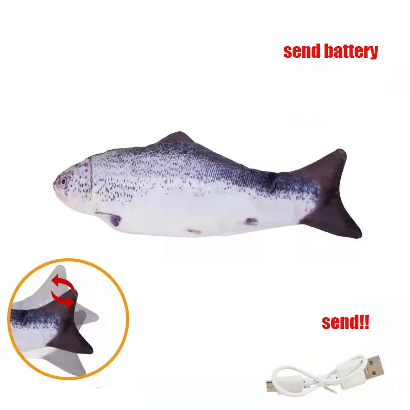 Interactive Rechargeable Electric Fish Toy-15