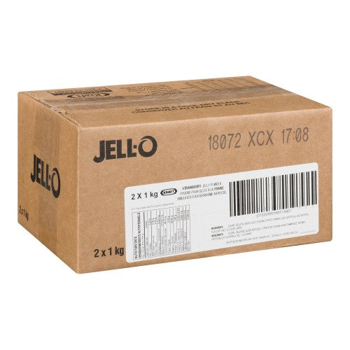 Strawberry - JELL-O Gelatin - Jelly Powder - Dessert Mix - 2 x 1kg/Case-1