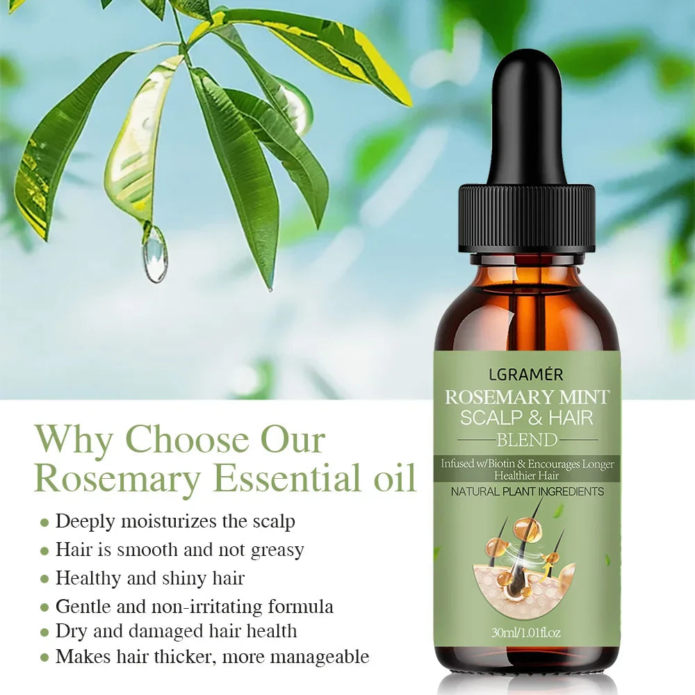 LGRAMER Organic Rosemary Essential Oil-3