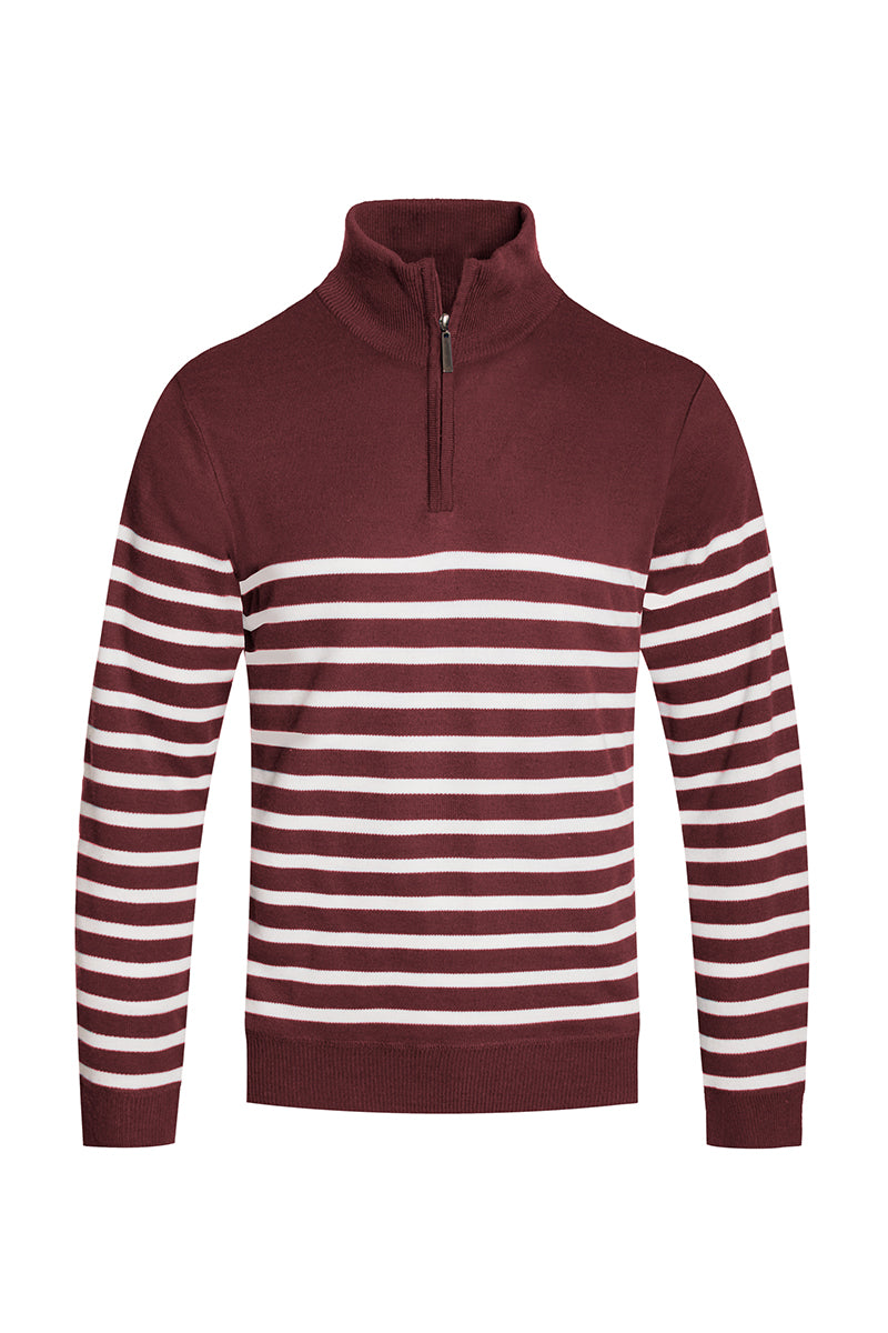 Quarter Zip Up Sweater-7